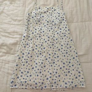 American Eagle white floral dress